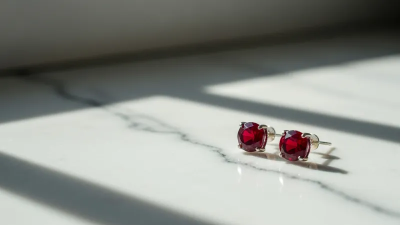 Budget pour des boucles d'oreilles rubis : ce qu'il faut savoir