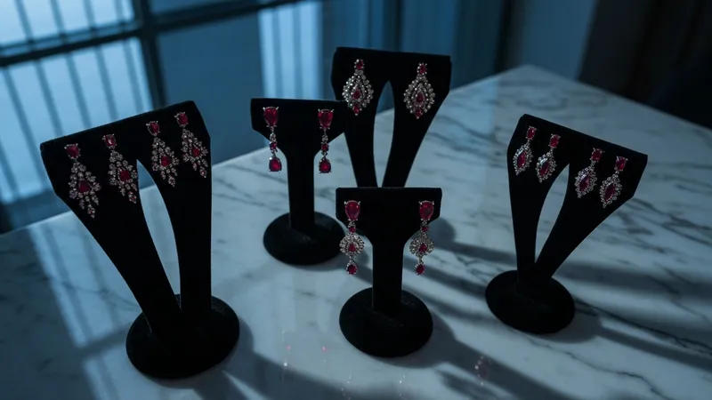 Les Boucles d'Oreilles Rubis: Un Style Éternel